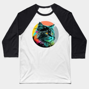 Pawsitively Adorable: Unique Cat Illustrations for Cat Lovers Baseball T-Shirt